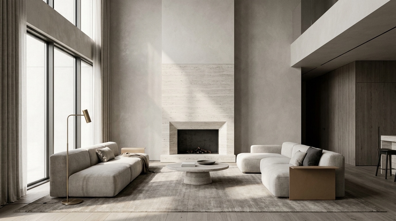 A modern-luxury living space by NUVÉ